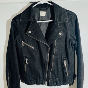 Zipper dark grey/black jacket